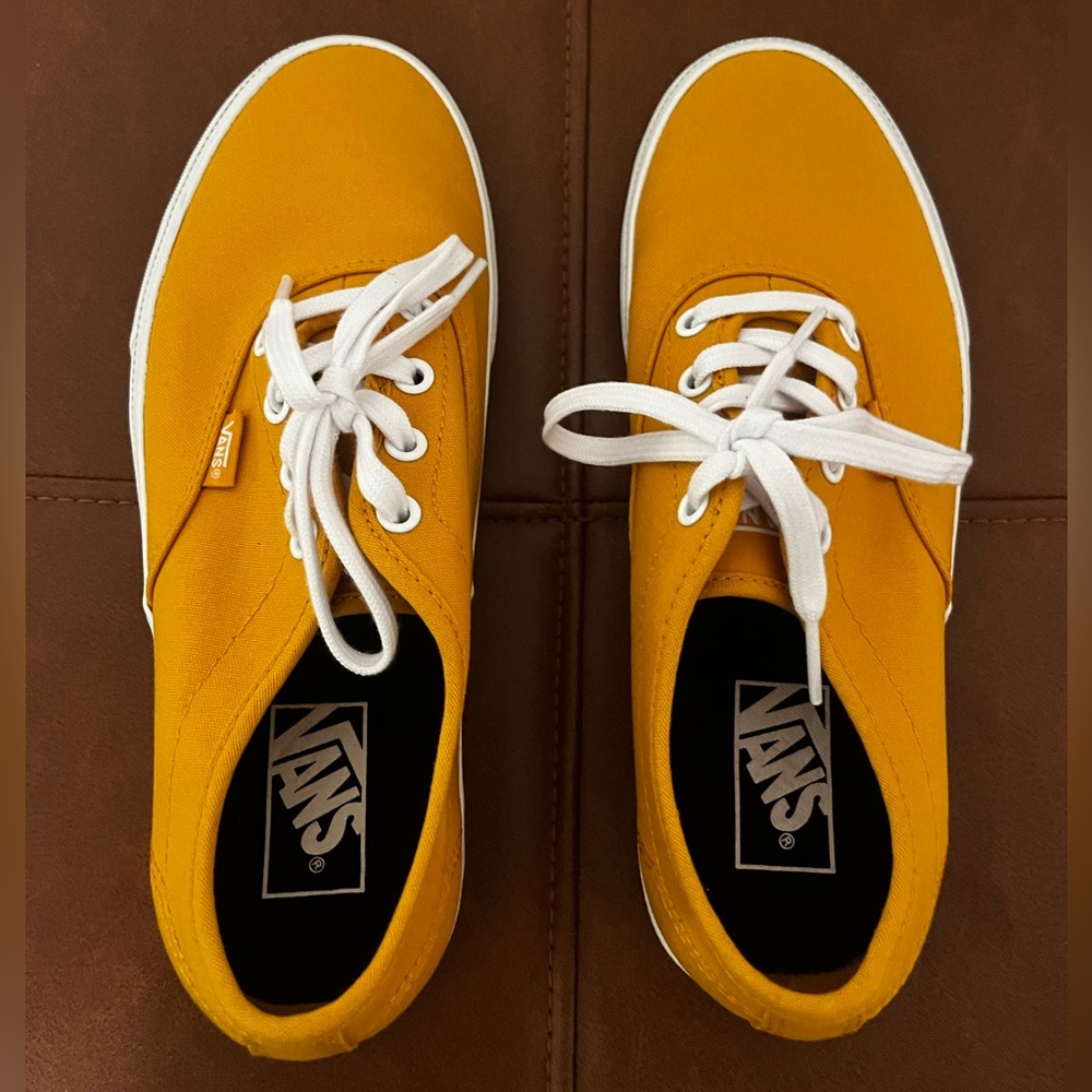 Vans Yellow Women’s Canvas Sneakers